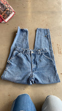 Load image into Gallery viewer, Vintage 80s Lawman High Rise Mom Jeans with Snap Detail | 26&quot; Waist VTG Size 30
