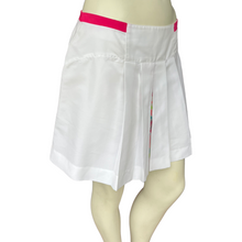 Load image into Gallery viewer, Vintage 90&#39;s Tail White &amp; Pink Pleated Tennis Mini Skirt | Size: 12 USA MADE
