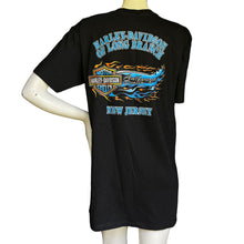 Load image into Gallery viewer, Deadstock 2000 Harley Davidson Lightning Long Branch, NJ Tee Shirt Size Medium
