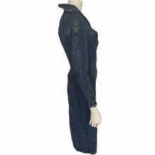 Load image into Gallery viewer, Vintage Paris Blues Denim Long Sleeve Midi Dress | Size: 7
