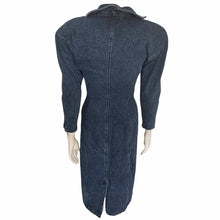 Load image into Gallery viewer, Vintage Paris Blues Denim Long Sleeve Midi Dress | Size: 7
