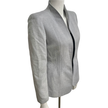 Load image into Gallery viewer, Vintage Valentino Boutique Open Gray Wool Blend Blazer | Size: 6
