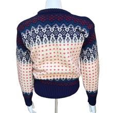 Load image into Gallery viewer, Vintage Henry Grethel 100% Wool Fair Isle Long Sleeve Sweater | Size Medium
