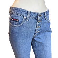 Load image into Gallery viewer, Vintage Tommy Jeans Button Fly Medium Wash Bootcut Jeans | Size: 7 Juniors
