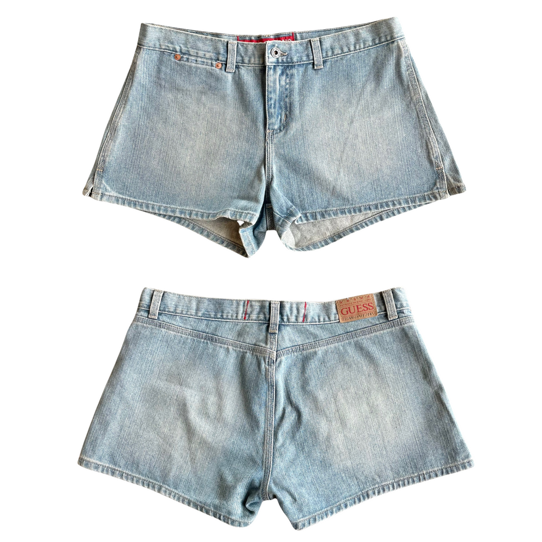 Vintage Guess Light Wash Denim Shorts | Size: 31