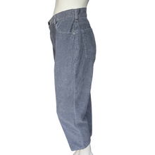 Load image into Gallery viewer, Vintage Levi&#39;s Gray Corduroy 550&#39;s Relaxed Fit Tapered Leg Jeans Size: 12 Short
