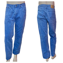 Load image into Gallery viewer, Vintage 90&#39;s Jordache Bright Blue Straight Leg Jeans | Size: 33x32
